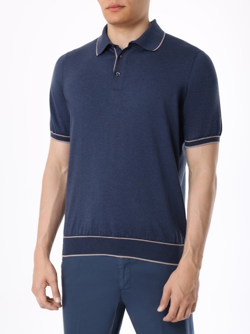 Поло хлопковое FIORONI CASHMERE