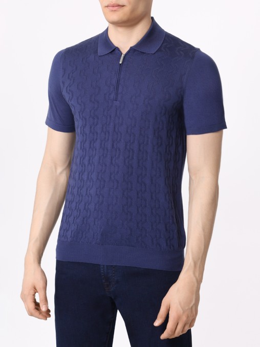 Поло шелковое BERTOLO LUXURY MENSWEAR