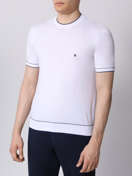 Футболка хлопковая BERTOLO LUXURY MENSWEAR
