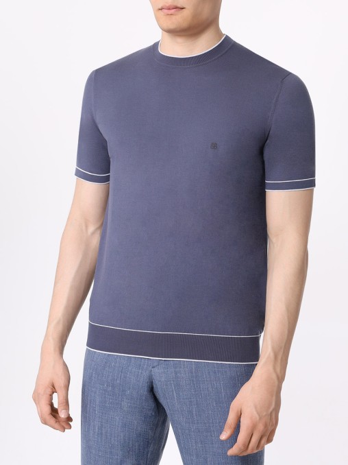 Футболка хлопковая BERTOLO LUXURY MENSWEAR