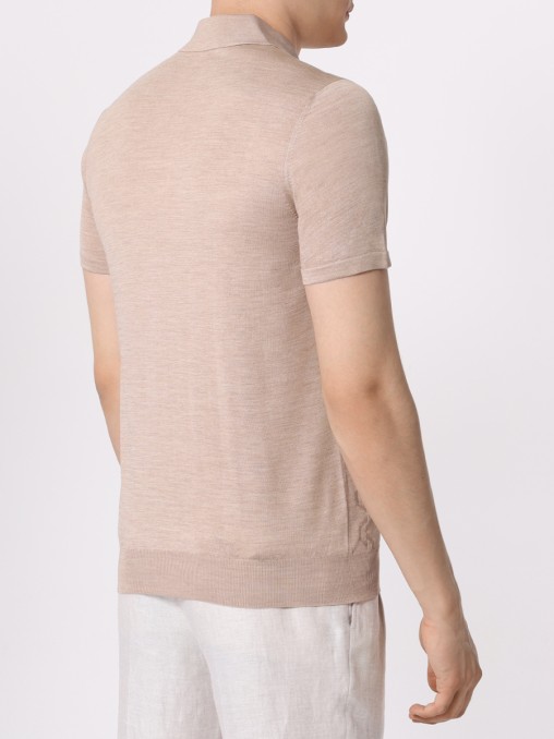 Поло шелковое BERTOLO LUXURY MENSWEAR