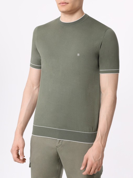 Футболка хлопковая BERTOLO LUXURY MENSWEAR