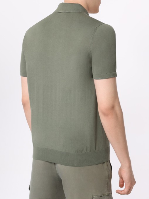 Поло хлопковое BERTOLO LUXURY MENSWEAR