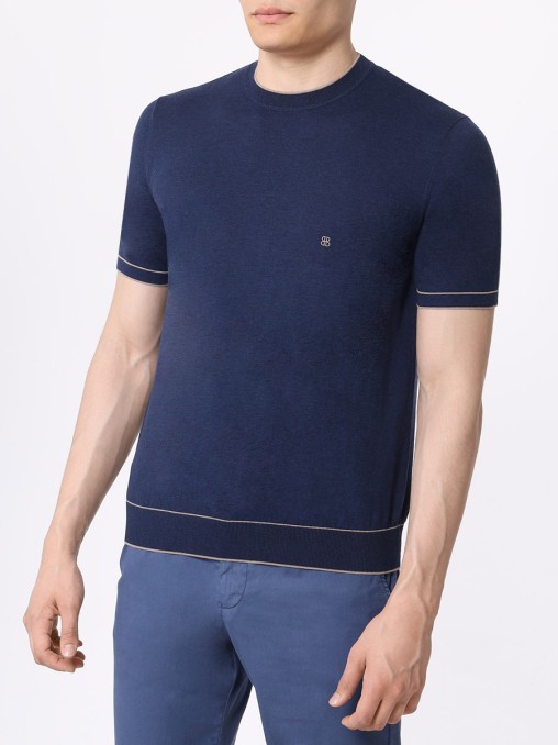 Футболка хлопковая BERTOLO LUXURY MENSWEAR