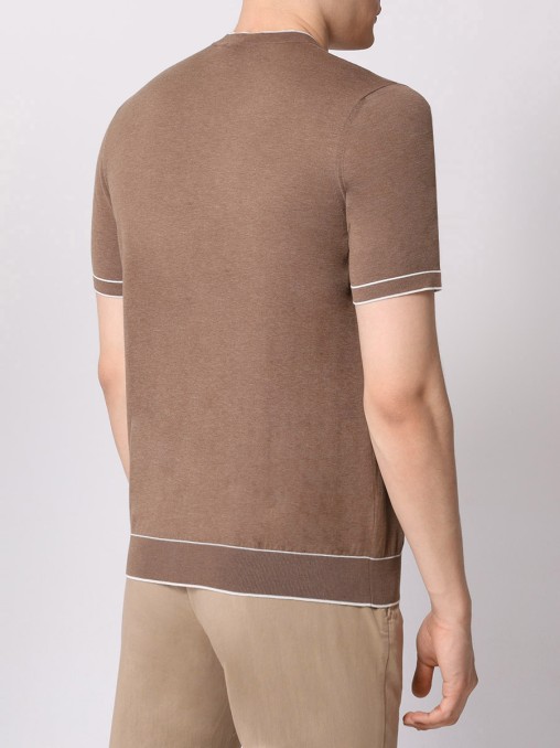 Футболка хлопковая BERTOLO LUXURY MENSWEAR