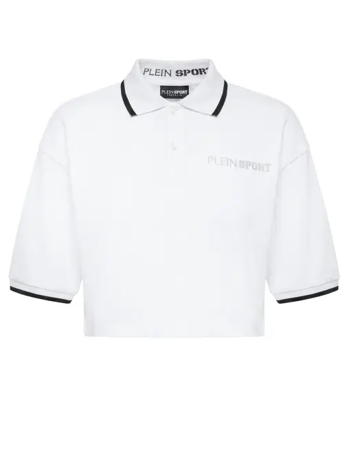 Поло хлопковое PLEIN SPORT