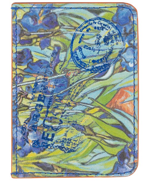Кардхолдер "Ирисы для Mrs. Van Gogh" кожаный ANTE KOVAC