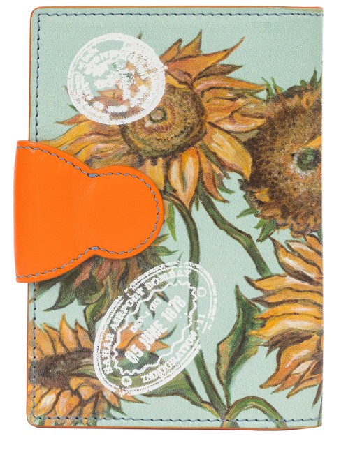 Обложка "Подсолнухи для  мrs. Van Gogh" кожаная ANTE KOVAC