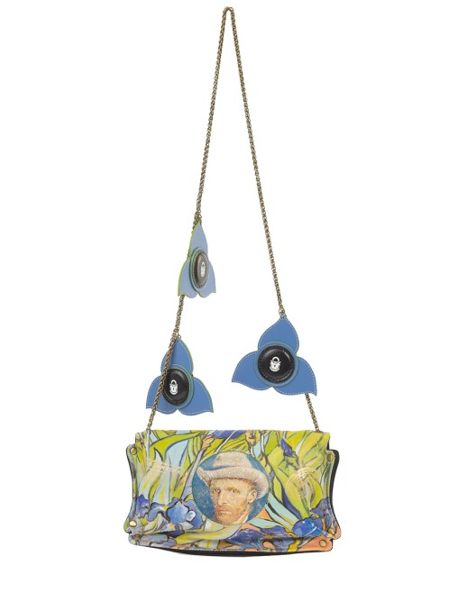 Клатч "Ирисы для Mrs.Van Gogh" кожаный ANTE KOVAC