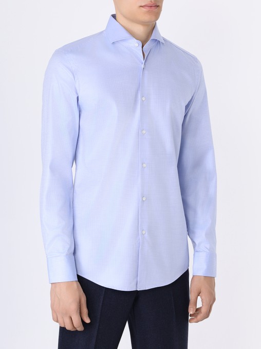 Рубашка Slim Fit хлопковая BOSS