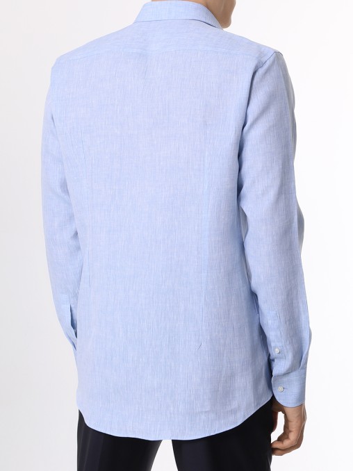 Рубашка Slim Fit льняная BOSS