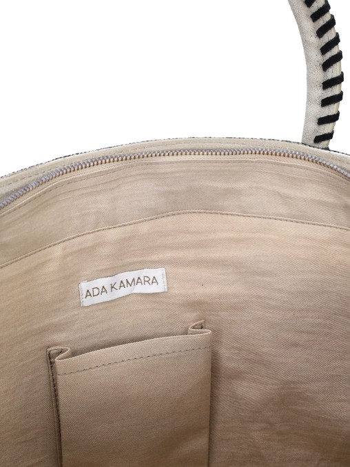 Сумка из нубука и текстиля ADA KAMARA