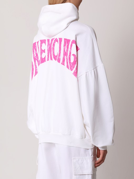Худи хлопковое BALENCIAGA
