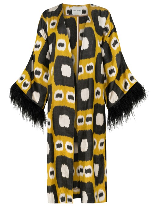 Кафтан из шелка и хлопка Klimt THE MATÓ