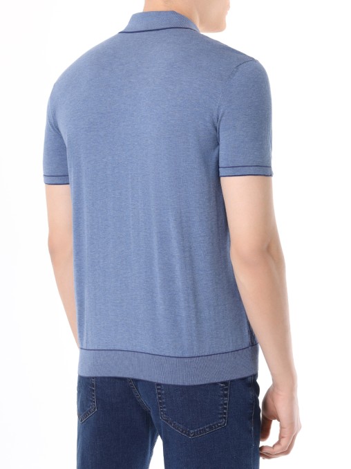 Поло хлопковое BERTOLO LUXURY MENSWEAR