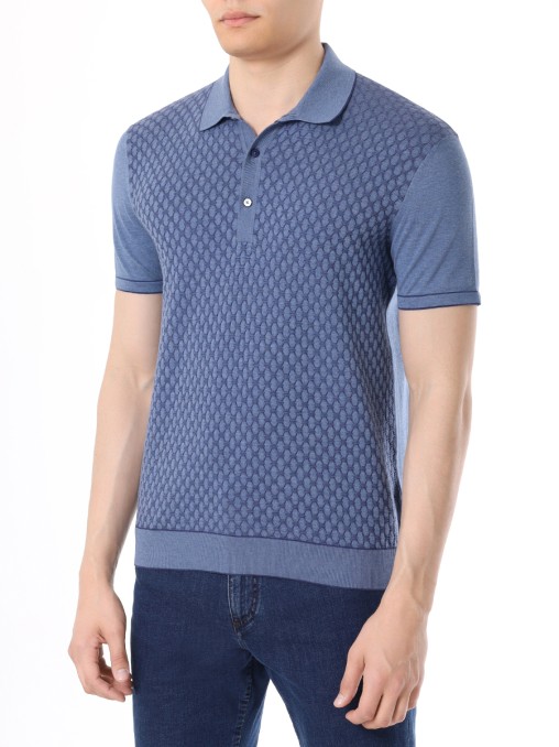 Поло хлопковое BERTOLO LUXURY MENSWEAR