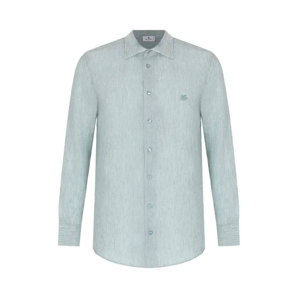 Рубашка Slim Fit льняная