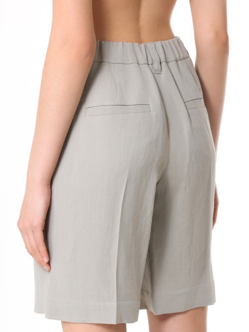 Бермуды из вискозы BRUNELLO CUCINELLI