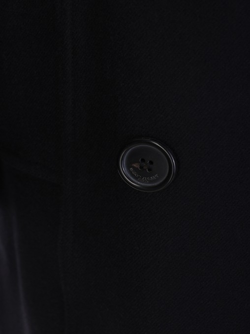 Пальто шерстяное SAINT LAURENT