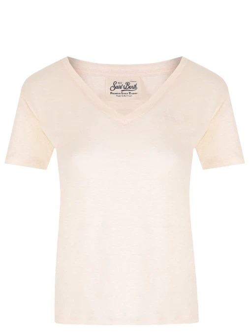 Футболка льняная MC2 SAINT BARTH