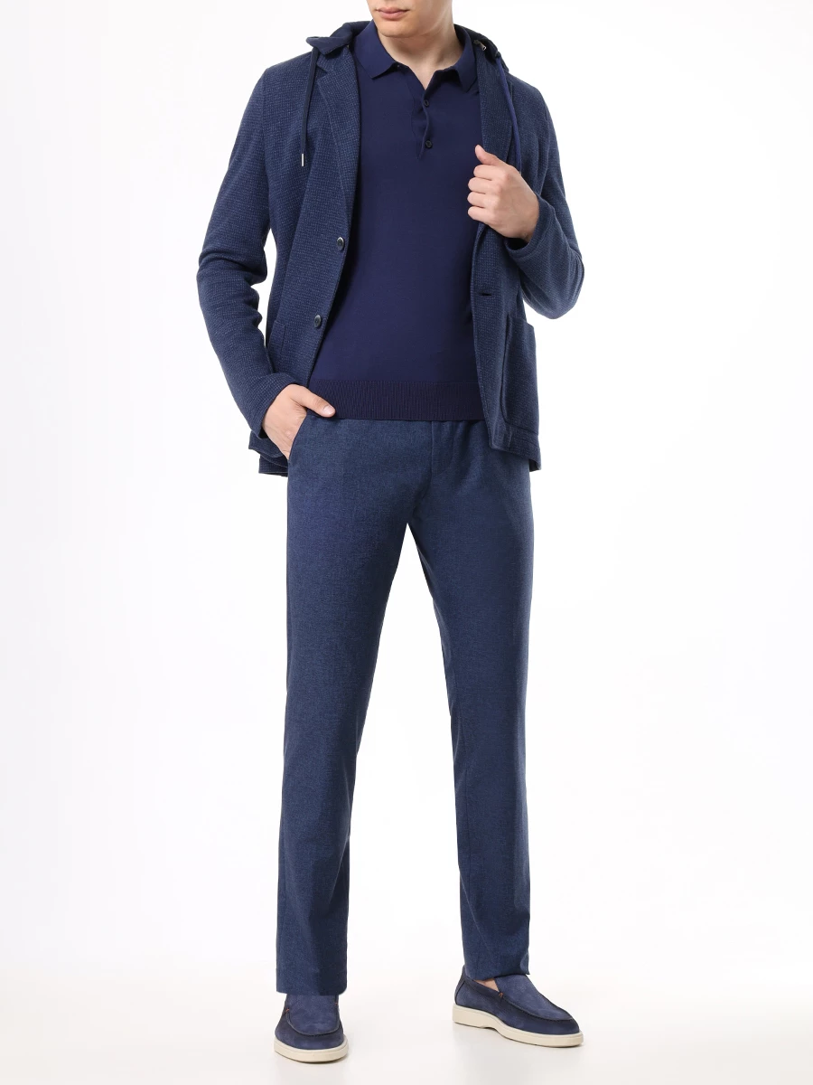 Брюки однотонные