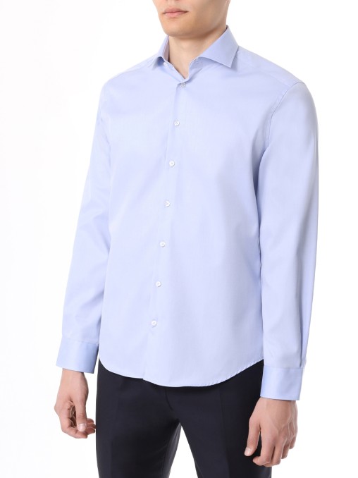 Рубашка Slim Fit хлопковая BML