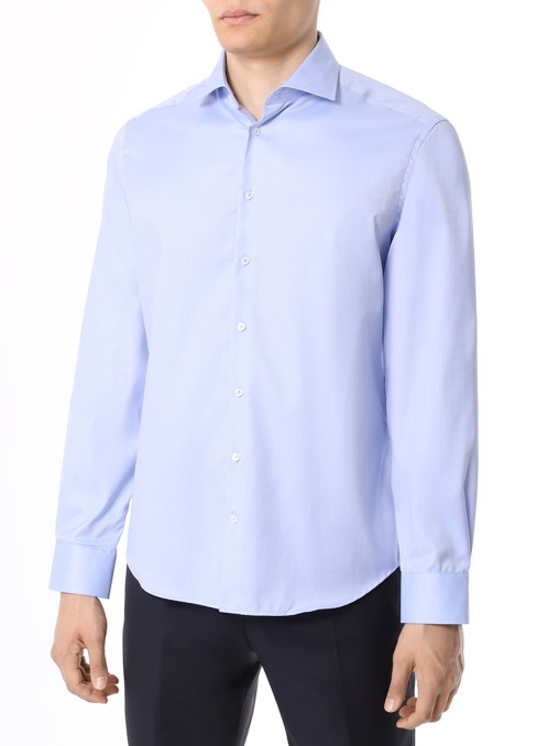Рубашка Slim Fit хлопковая BML