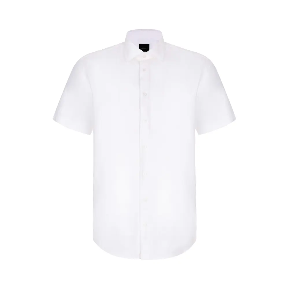 Рубашка Regular Fit однотонная