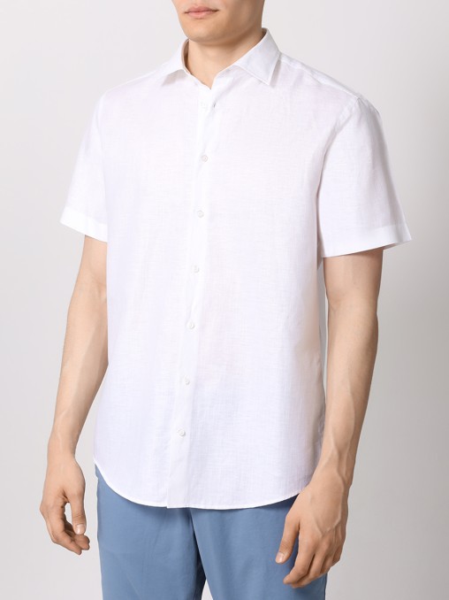 Рубашка Regular Fit однотонная BML