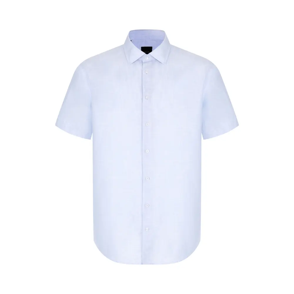 Рубашка Regular Fit однотонная