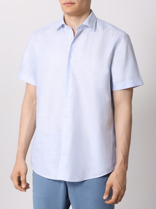 Рубашка Regular Fit однотонная BML