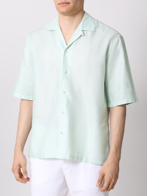 Рубашка Regular Fit однотонная BML