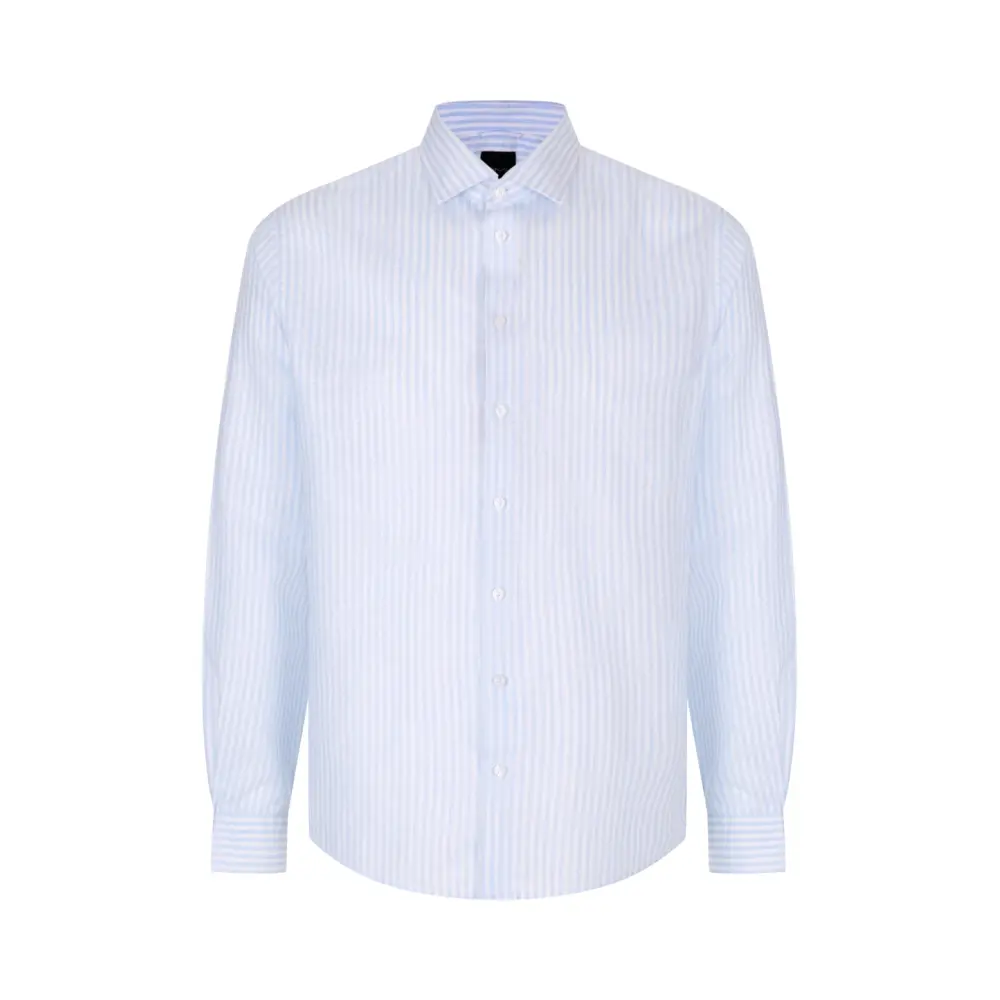 Рубашка Regular Fit однотонная