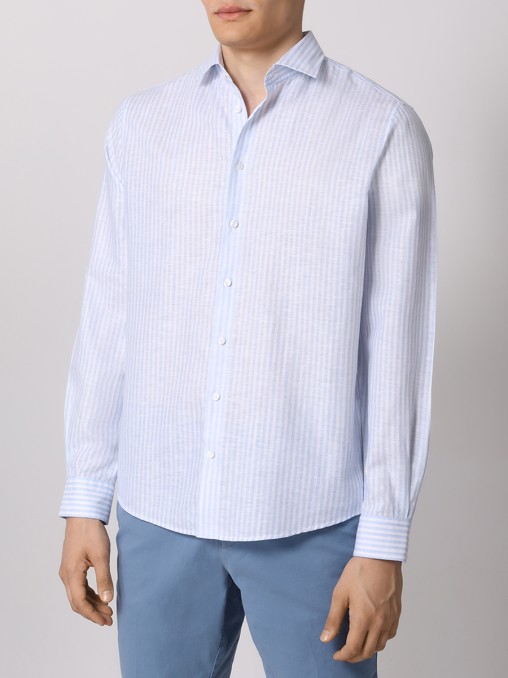 Рубашка Regular Fit однотонная BML