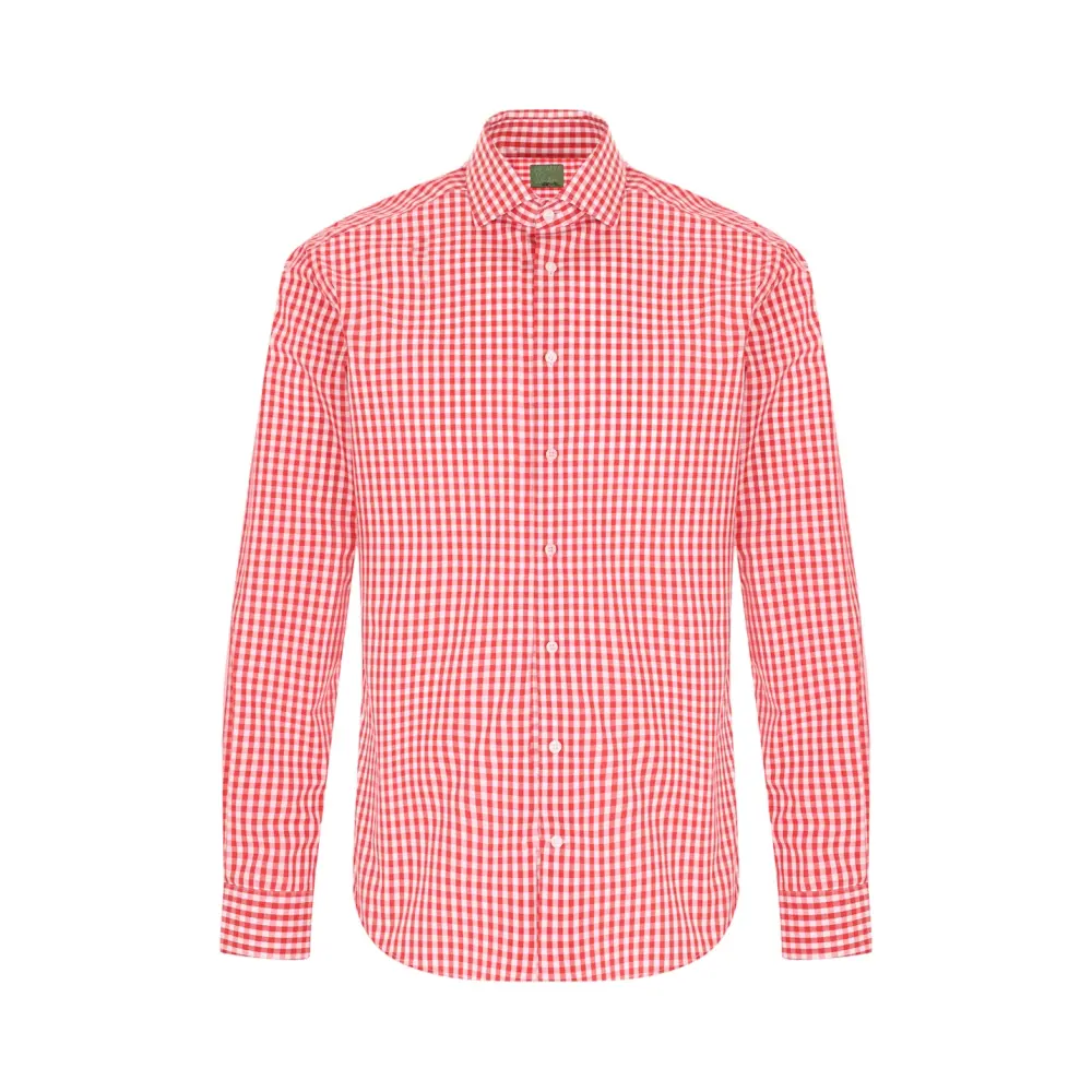 Рубашка Slim Fit хлопковая