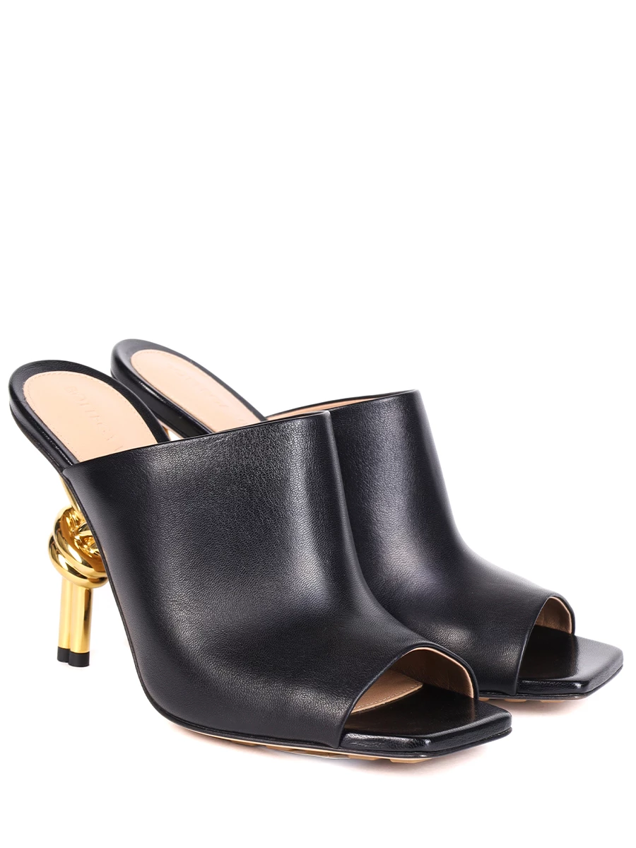 Мюли кожаные