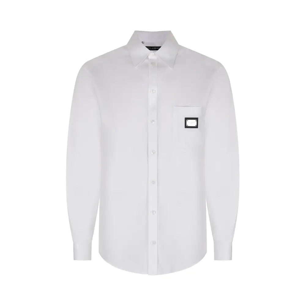 Рубашка Slim Fit хлопковая