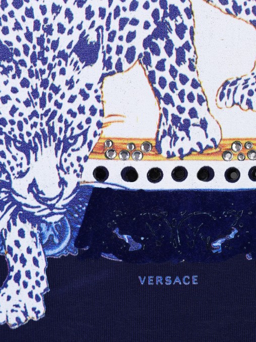Футболка из вискозы VERSACE