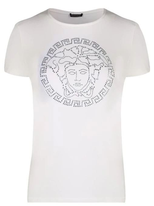 Футболка из вискозы VERSACE