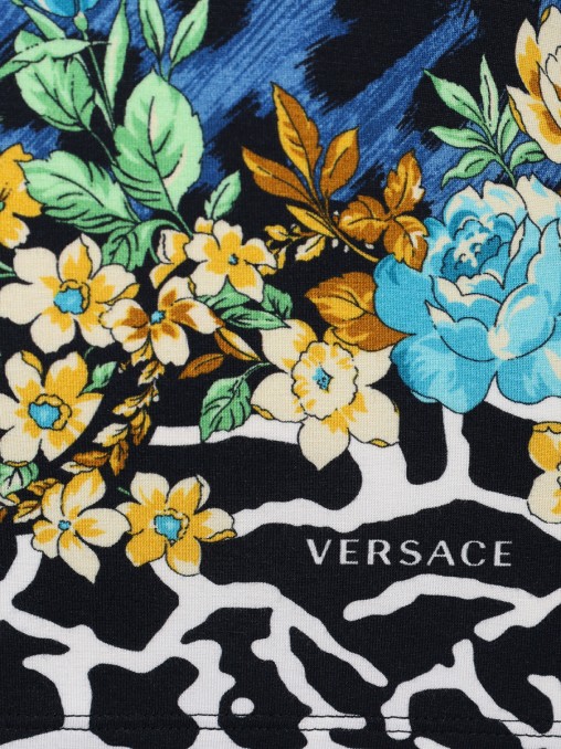 Футболка с принтом VERSACE
