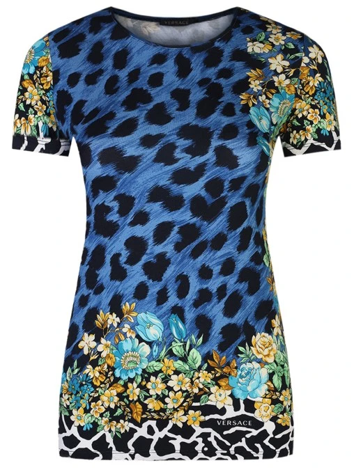 Футболка с принтом VERSACE