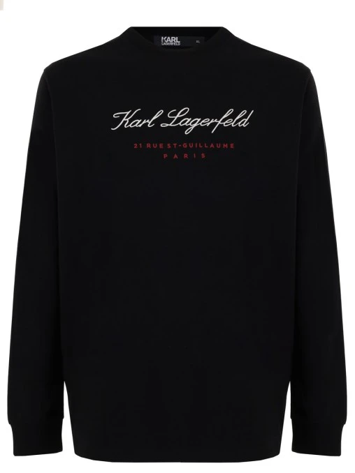Джемпер хлопковый KARL LAGERFELD