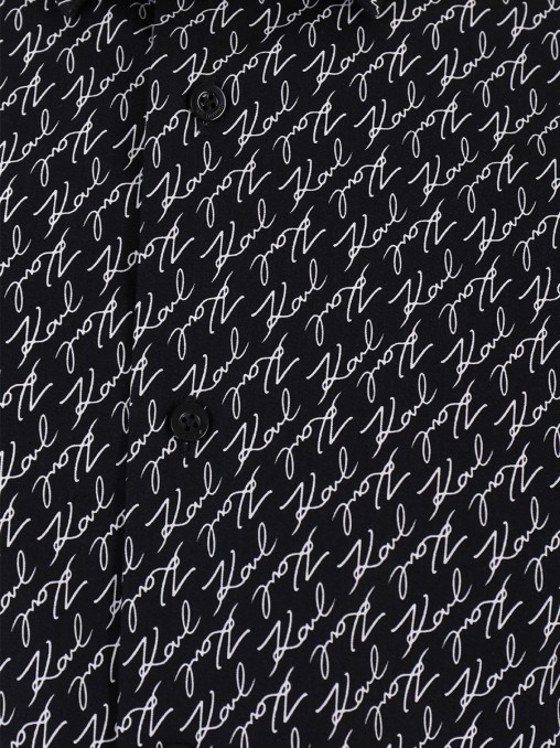 Рубашка Slim Fit хлопковая KARL LAGERFELD