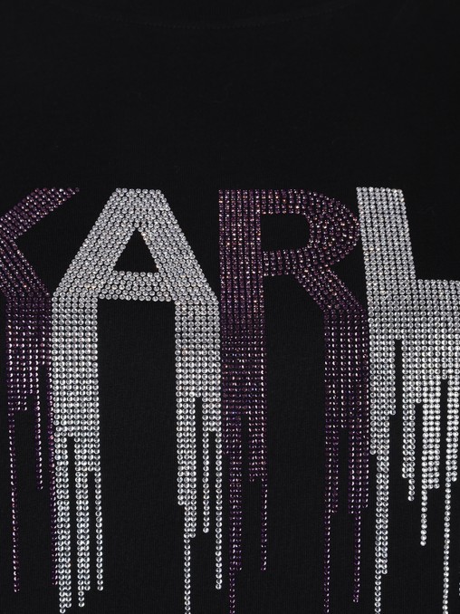 Футболка хлопковая KARL LAGERFELD