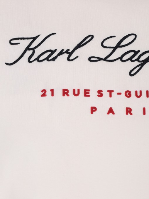 Футболка хлопковая KARL LAGERFELD
