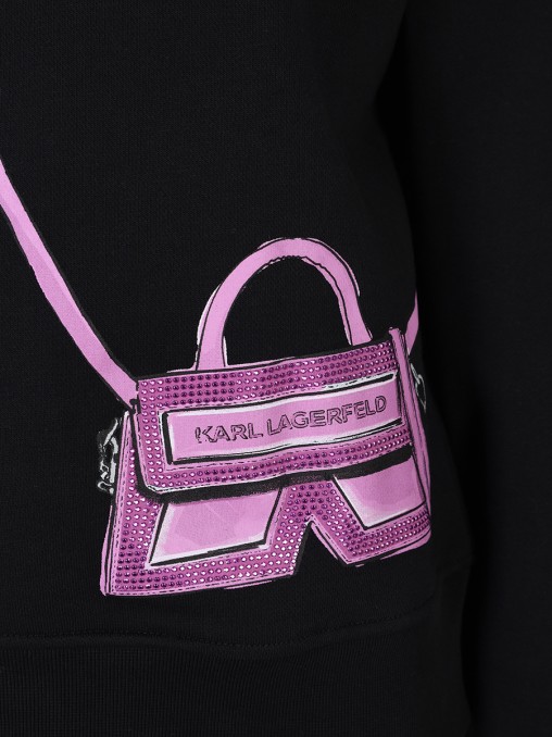 Худи хлопковое KARL LAGERFELD