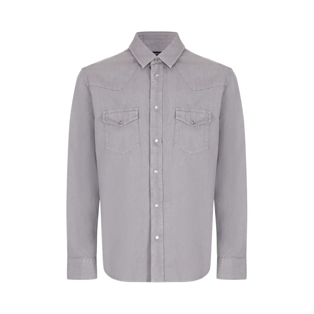 Рубашка Regular Fit джинсовая