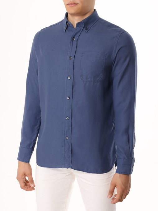 Рубашка Regular Fit из лиоцелла TOM FORD