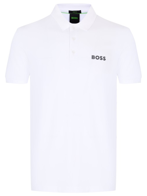 Поло Slim Fit хлопковое BOSS