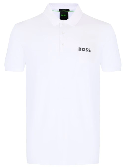 Поло Slim Fit хлопковое BOSS